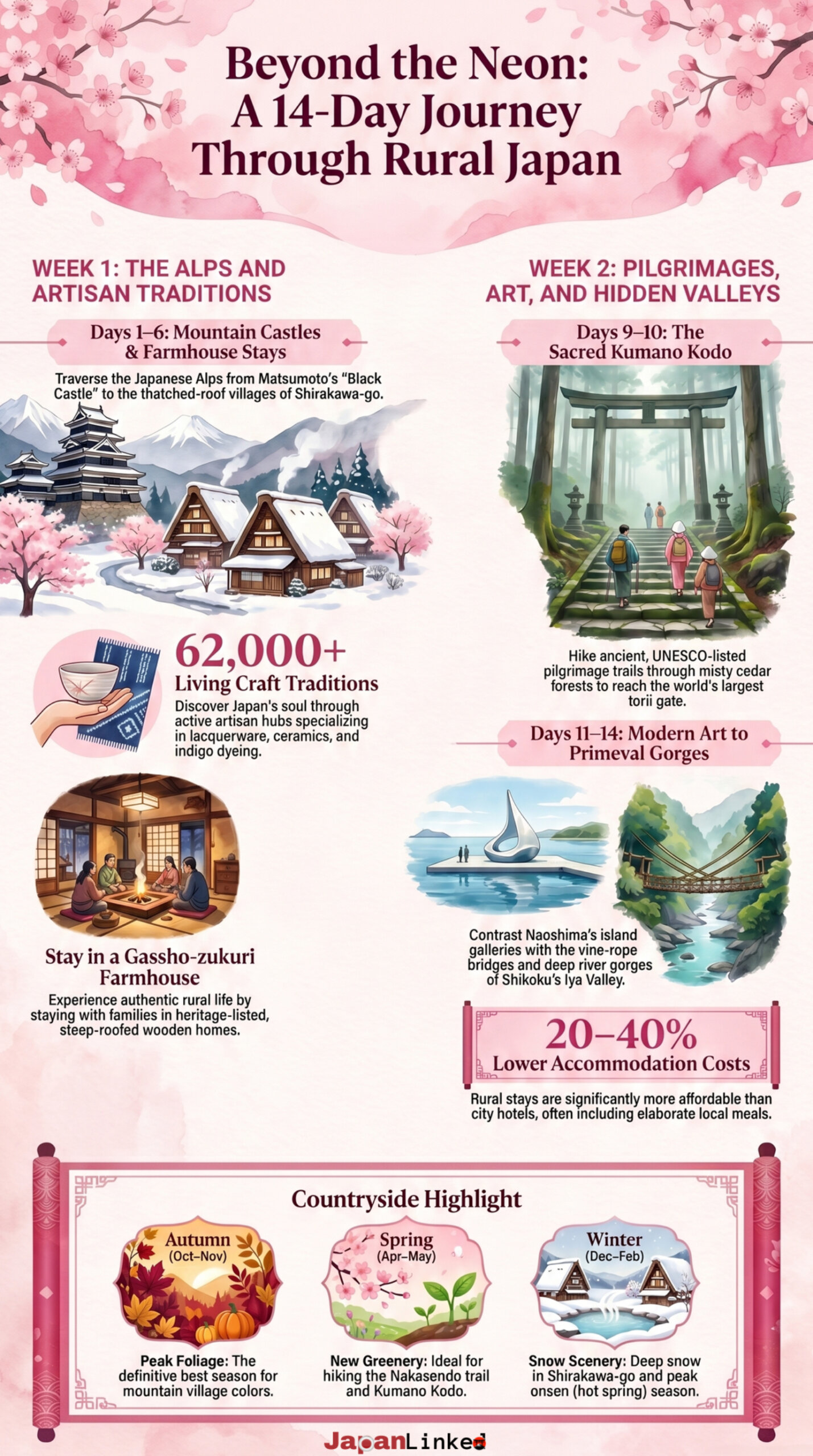 14-Day Journey Through Rural Japan