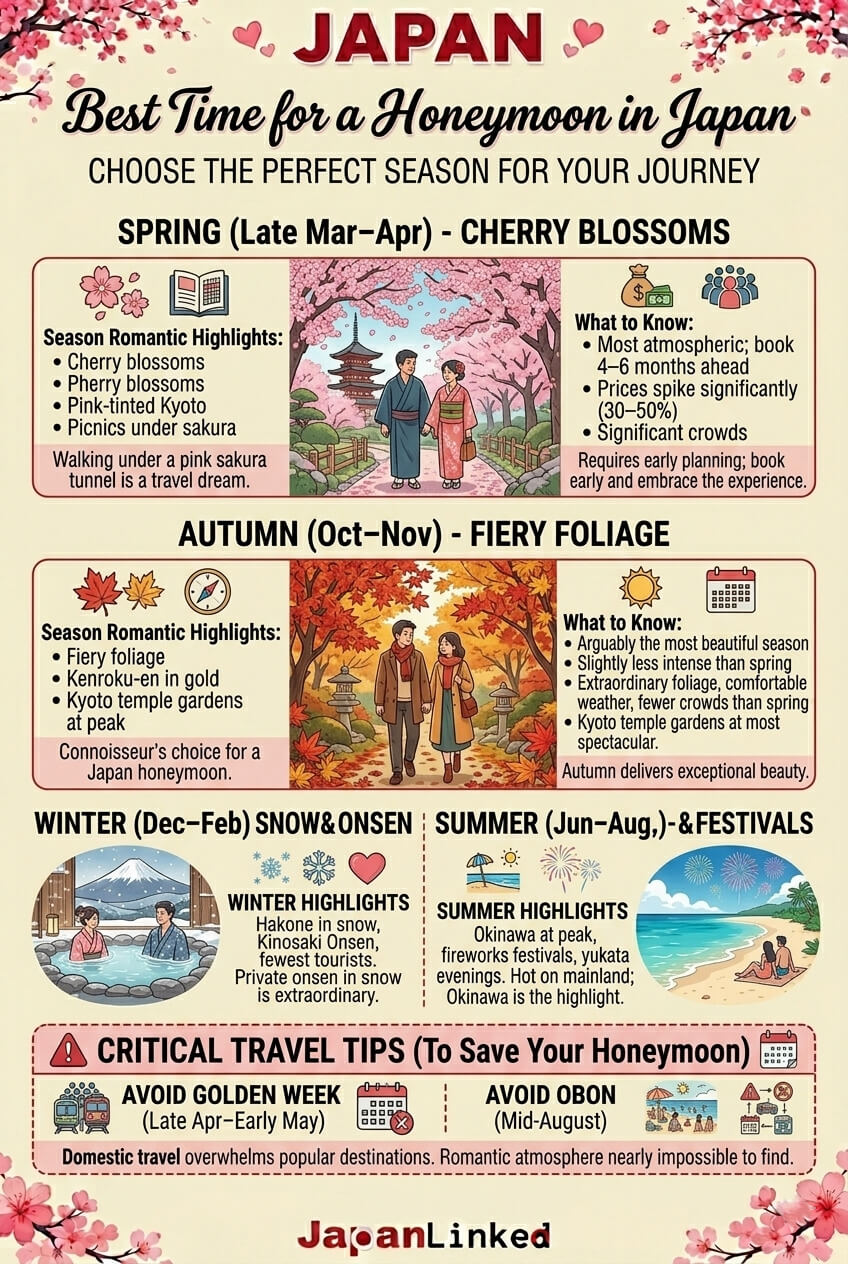Best Time for a Japan Honeymoon