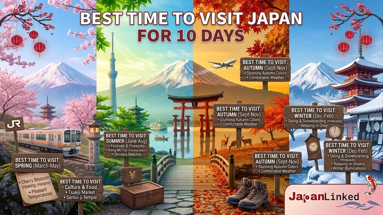 Best Time to Visit Japan for 10 Days