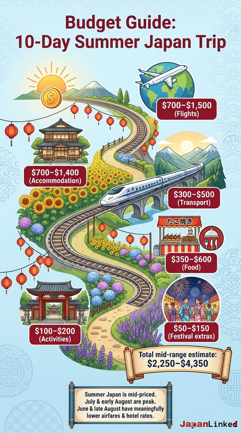 Budget Guide 10-Day Summer Japan Trip
