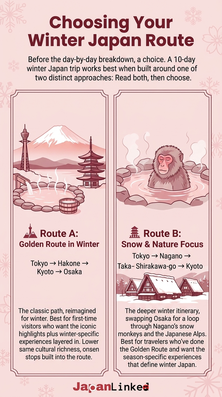 Choosing Your Winter Japan Route