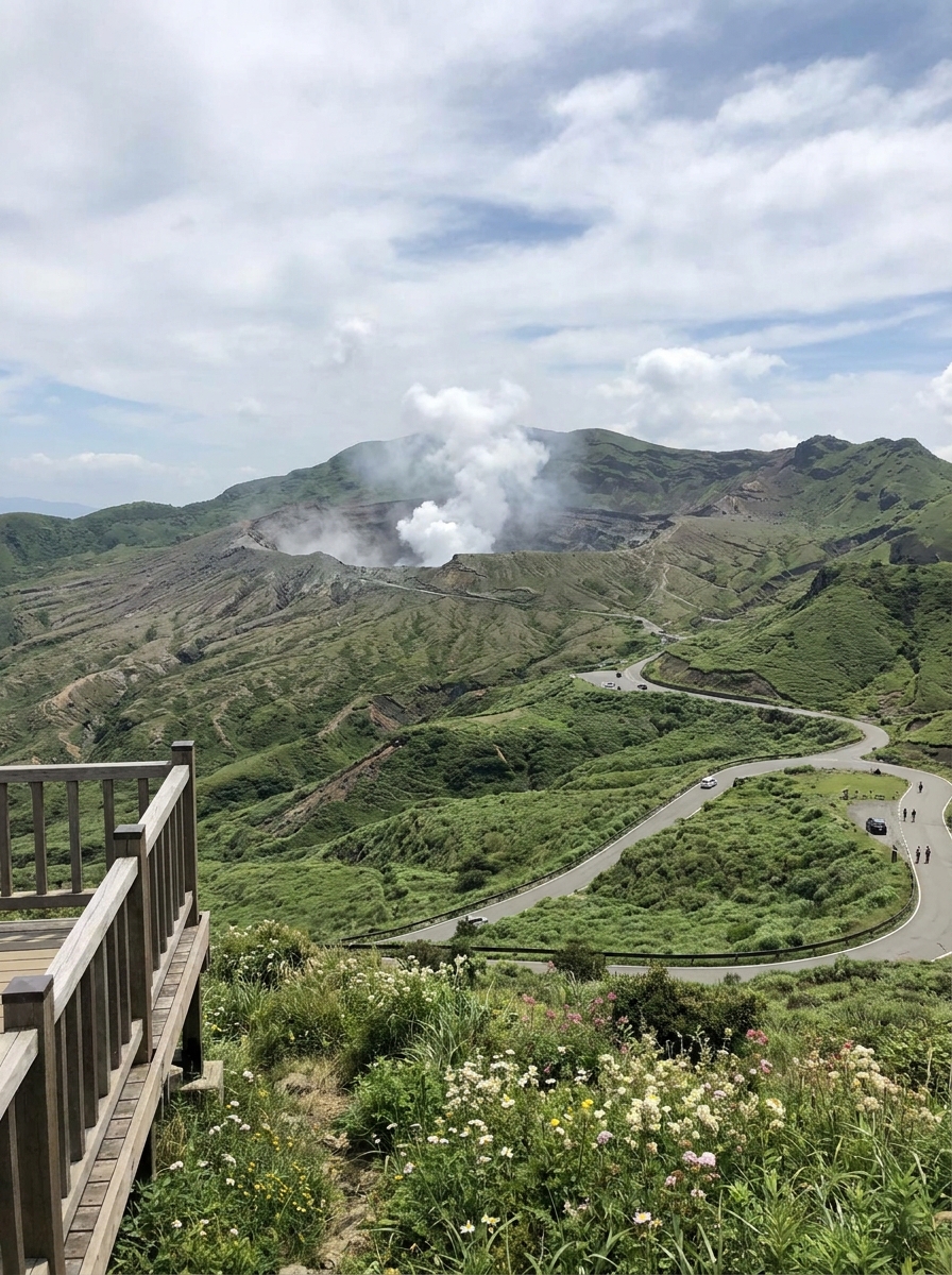 Days 7–8 Mount Aso - Into the Volcano