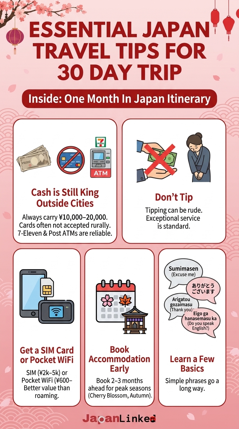 Essential Japan Travel Tips For 30 Day Trip