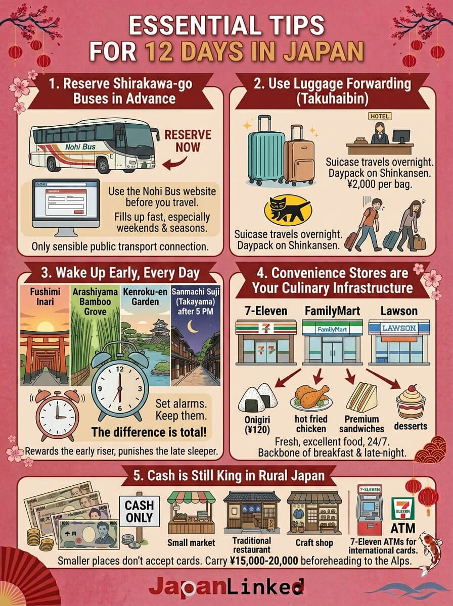 Essential Tips for 12 Days in Japan