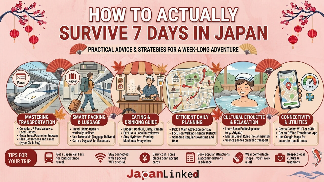 How to Actually Survive 7 Days in Japan