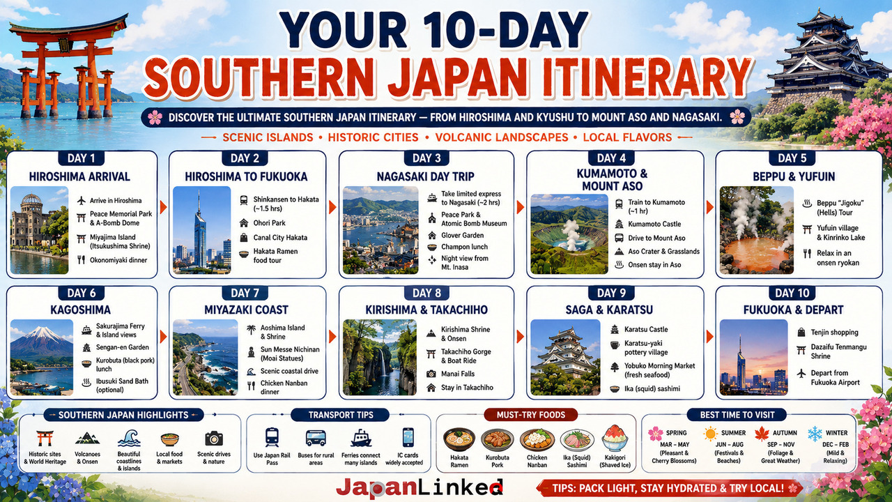 Southern Japan Itinerary: A Travel Guide to Kyushu, Okinawa & Beyond