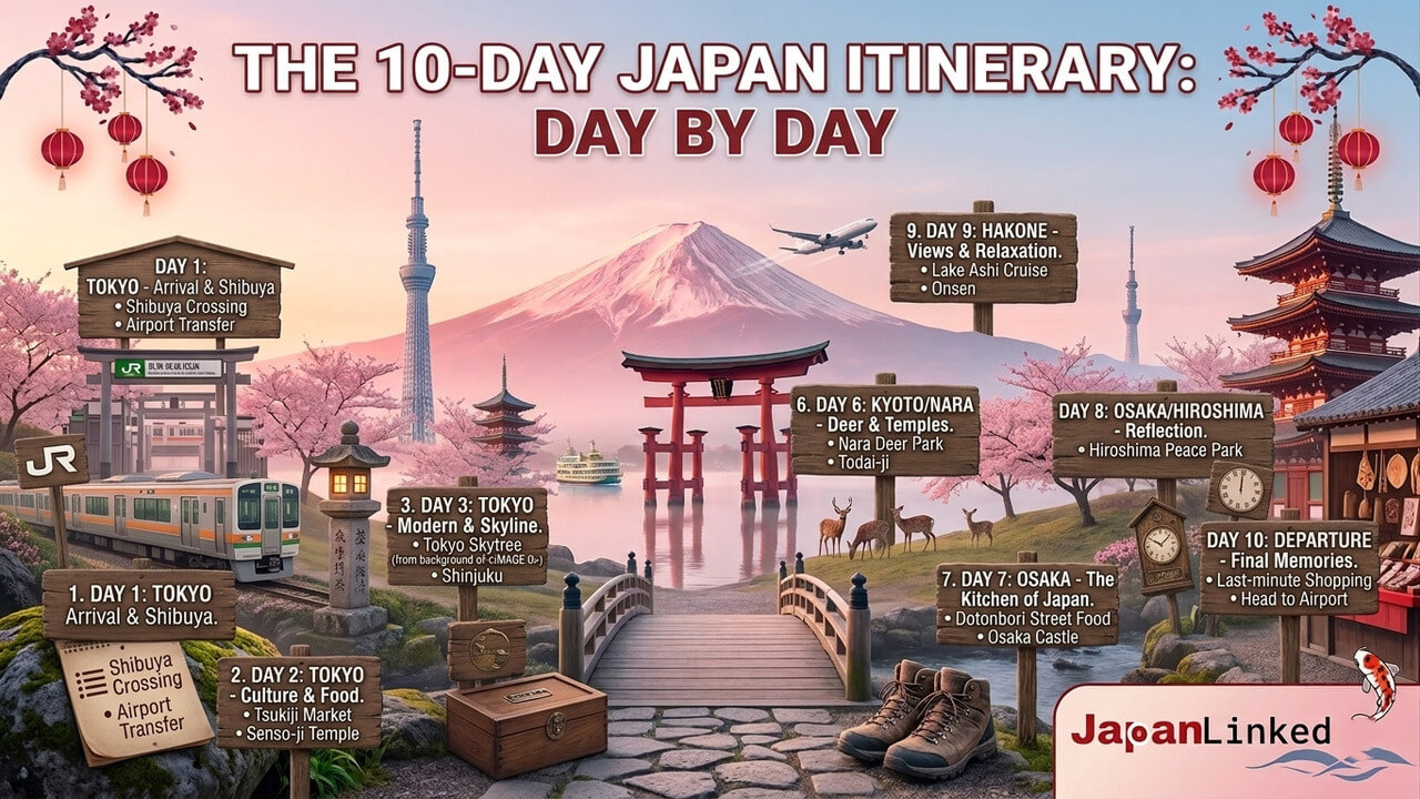 The 10-Day Japan Itinerary: Day by Day
