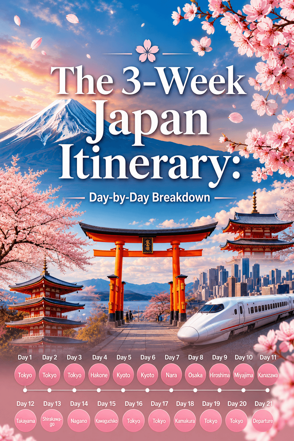 The 3-Week Japan Itinerary Day-by-Day Breakdown