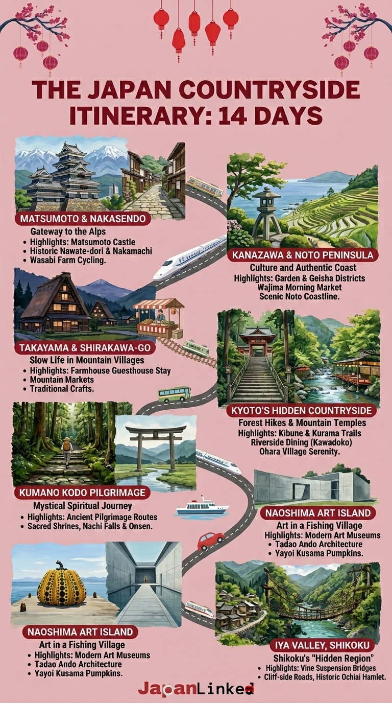 The Japan Countryside Itinerary: 14 Days