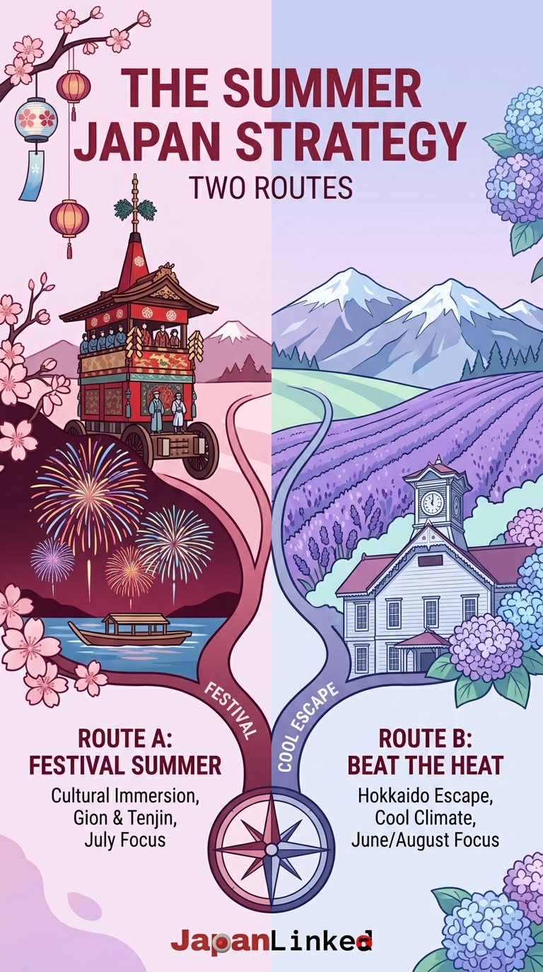 The Summer Japan Strategy Two Routes