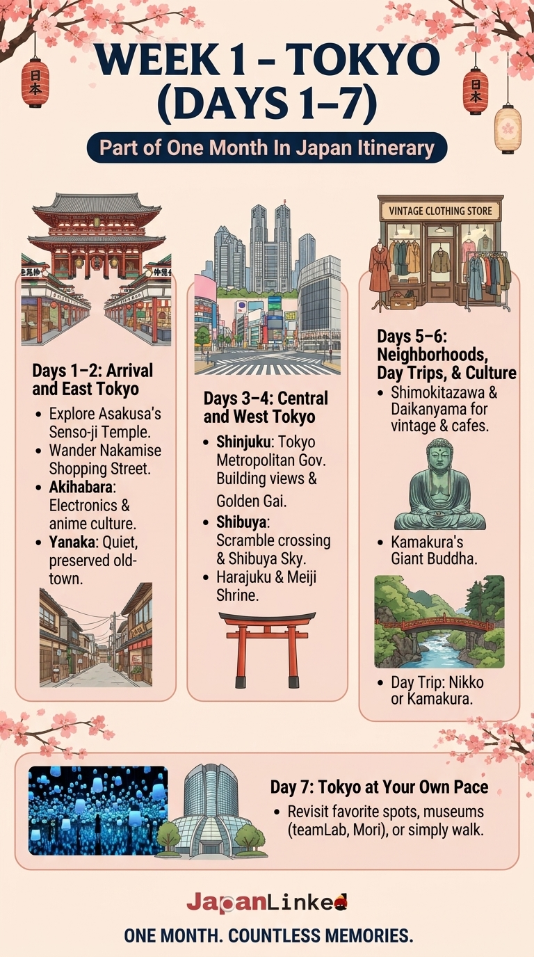 Week 1 - Tokyo (Days 1–7)