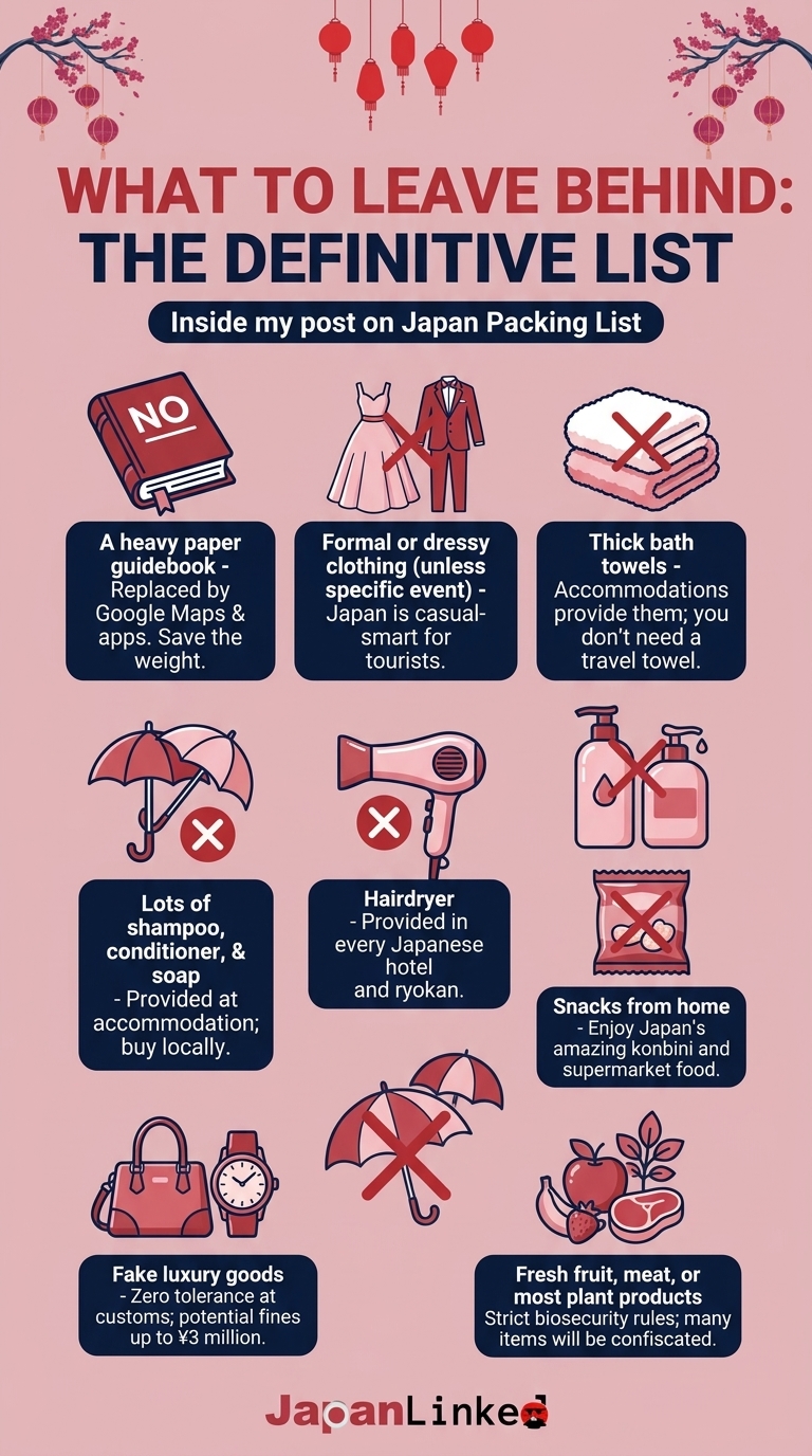 What to Leave Behind The Definitive List