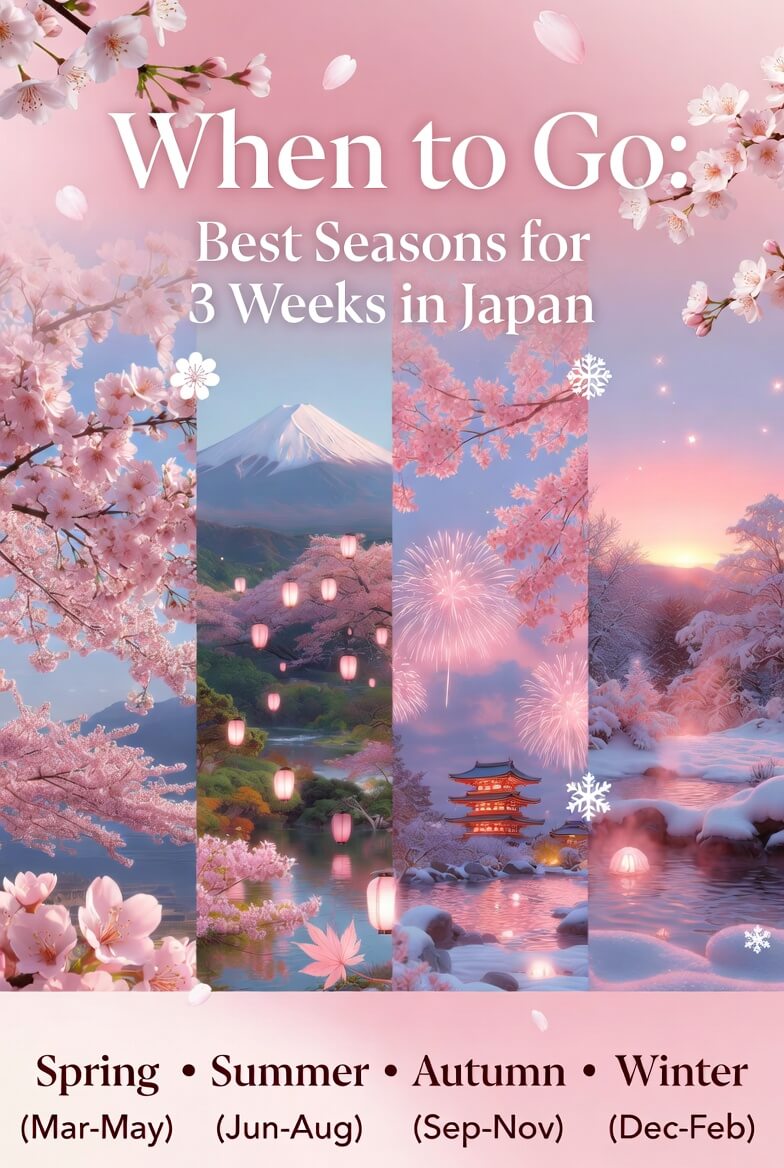 When to Go Best Seasons for 3 Weeks in Japan