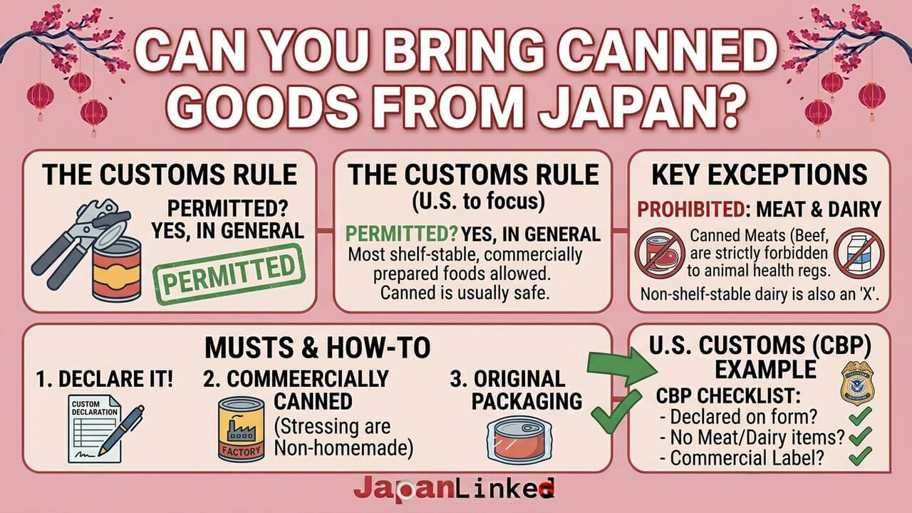 Can You Bring Canned Goods from Japan? The Complete Traveler's Guide