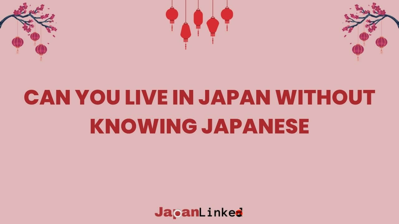 Can You Live in Japan Without Knowing Japanese? A Gaijin's Guide to Thriving